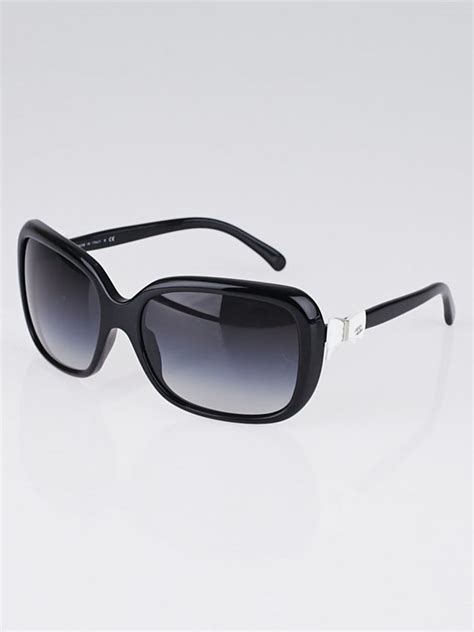 chanel black frame bow sunglasses- 5171